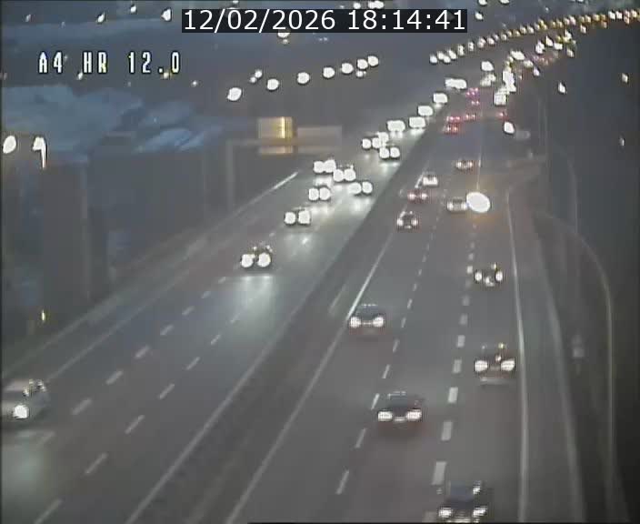 Traffic live webcam Luxembourg Jonction Foetz - A4 - BK 12.0 - direction Esch sur Alzette