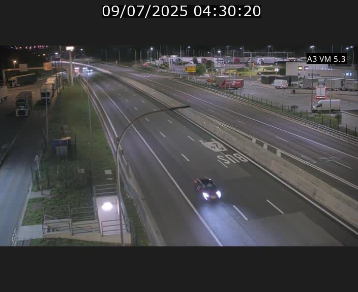 Traffic live webcam Luxembourg Aire de Berchem - A3 - BK 5 - direction France
