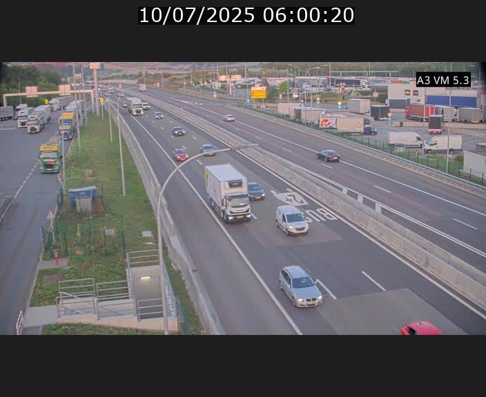 Traffic live webcam Luxembourg Aire de Berchem - A3 - BK 5 - direction France