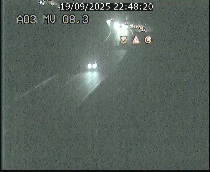 Webcam Autoroute après la Croix de Bettembourg en direction de Luxembourg sur l'A3