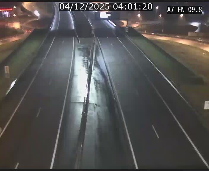 Caméra trafic Luxembourg - A7, Tunnel Gousselerbierg, sortie sud, direction rond-point Lorentzweiler (BK 9.9)