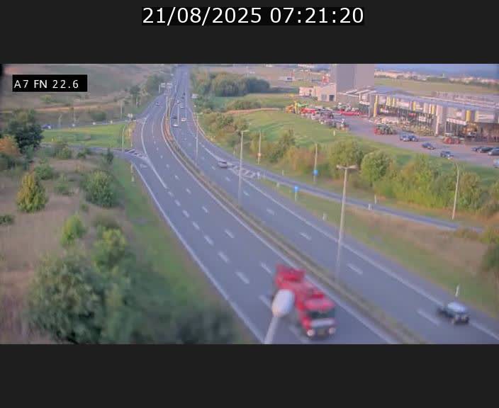 Caméra trafic Luxembourg - A7, Colmar-berg direction Mersch
