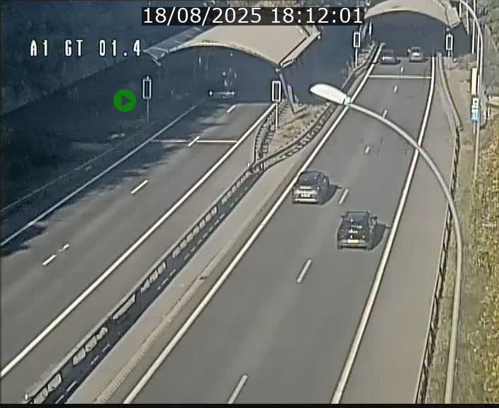 Traffic live webcam Luxembourg Hesperange - A1 direction Kirchberg - BK 1.4