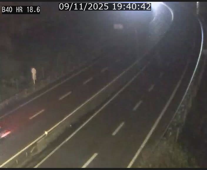 Webcam sur la route de liaison entre Micheville et Esch-Belval à la frontière entre le Luxembourg et la France. Vue orientée vers la Lorraine.