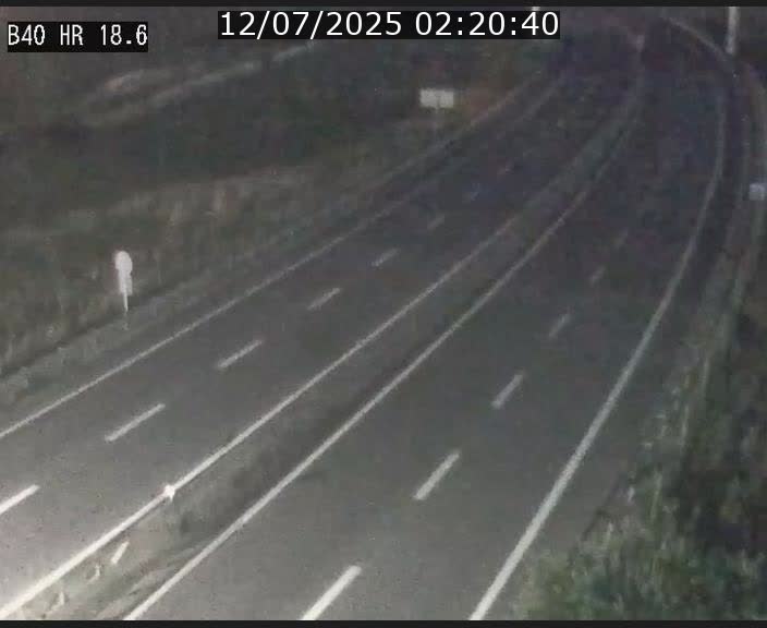 Webcam sur la route de liaison entre Micheville et Esch-Belval à la frontière entre le Luxembourg et la France. Vue orientée vers la Lorraine.