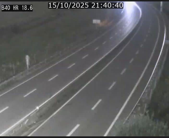 Webcam sur la route de liaison entre Micheville et Esch-Belval à la frontière entre le Luxembourg et la France. Vue orientée vers la Lorraine.