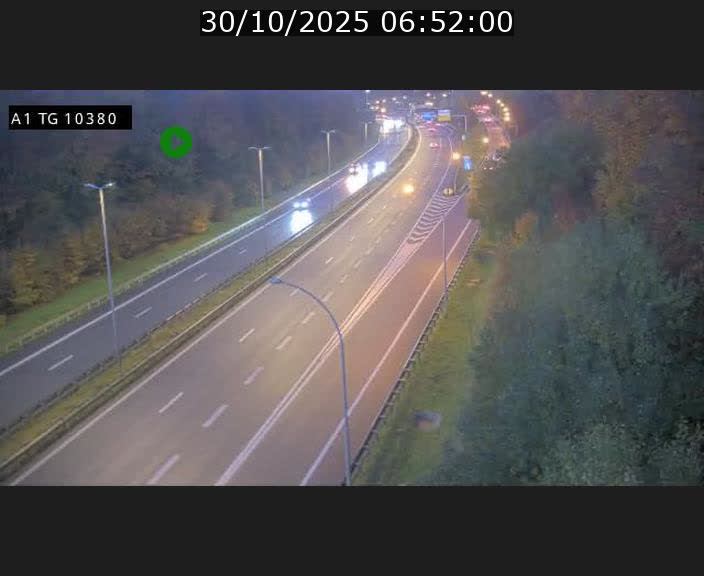 Traffic live webcam Luxembourg Senningerberg - A1 direction Luxembourg Kirchberg - BK 10.3