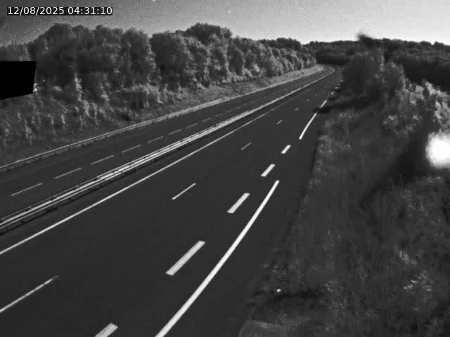 Webcam sur la N19 à Lyoffans. Vue orientée vers Vesoul