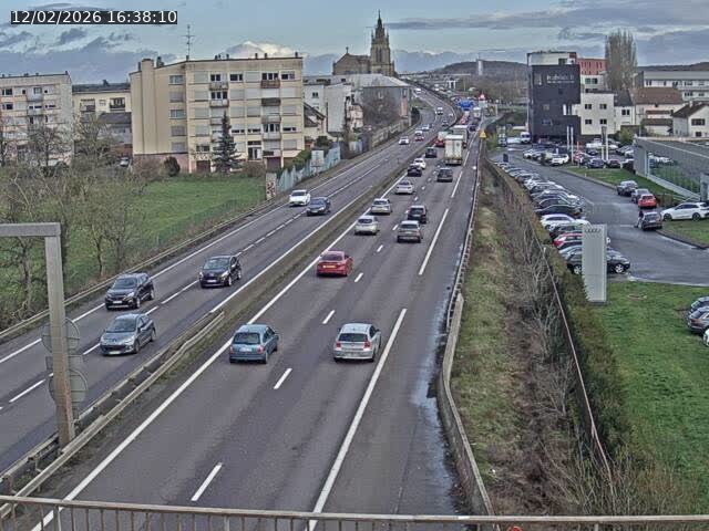 Caméra autoroute France - A31, Thionville direction Metz