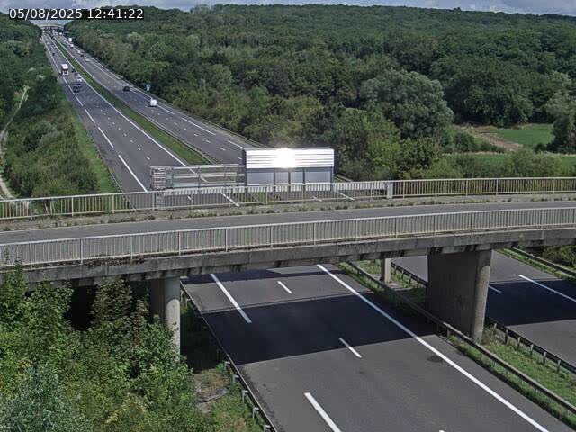 Caméra autoroute France - A31, Zoufftgen direction Luxembourg-ville, à la frontière entre la France et le Luxembourg