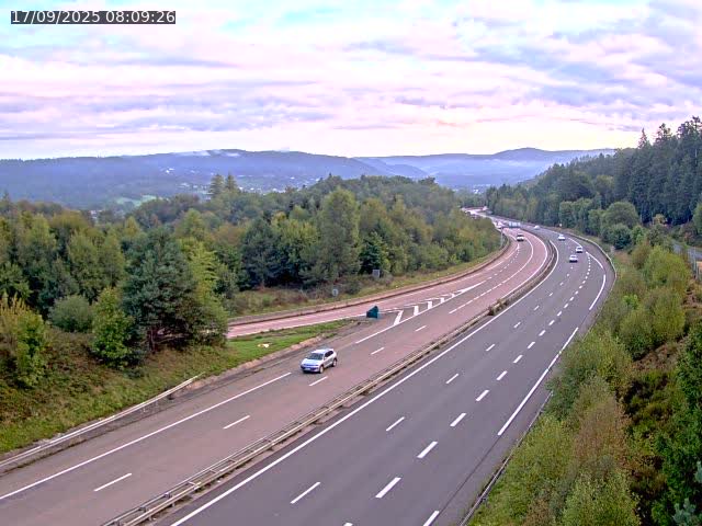 Caméra autoroute France - N57, Côte de la demoiselle direction Remiremont