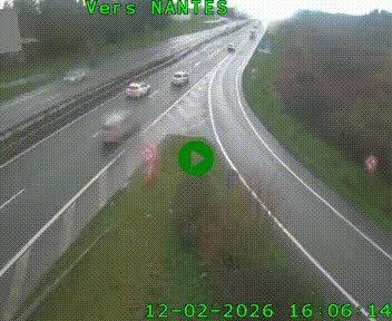 Webcam N147 au nord de Poitiers et à la jonction avec la A10
