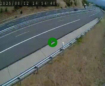 Caméra autoroutière France - A75, Engayresque, entre Millau et Séverac-le-Chateau, en direction de Montpellier