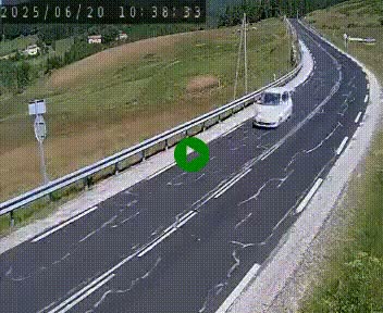 Webcam routière au niveau du col de la Chavade en Ardèche, sur la N102 à 1266 mètres d'altitude