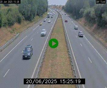 Webcam sur le périphérique de Rennes (N136) à hauteur de Tizé, à l'est de la ville