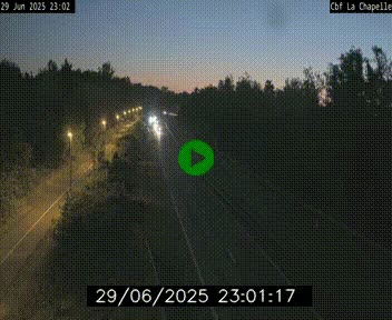 Webcam sur le périphérique de Nantes (N844) à hauteur de Porte de la Chapelle, au nord de la ville