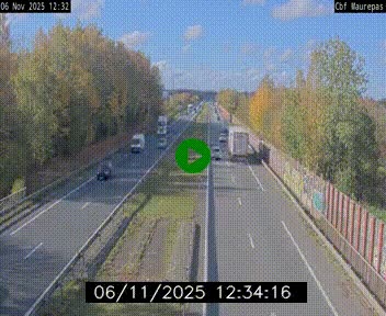 Webcam sur le périphérique de Rennes (N136) à hauteur de Maurepas, au nord de la ville