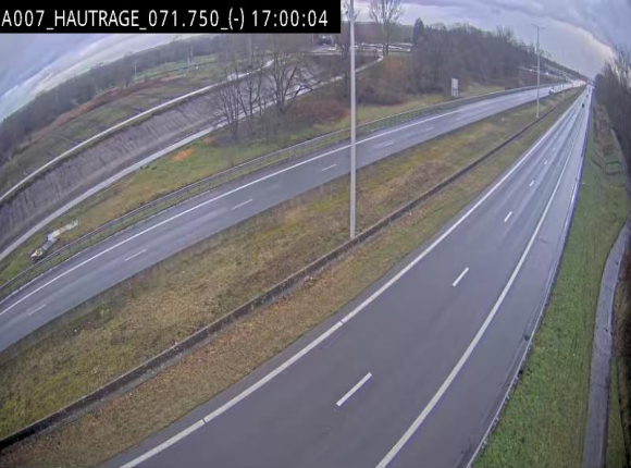 Webcam autoroute Belgique - Hautrage - E19 - BK 71.7