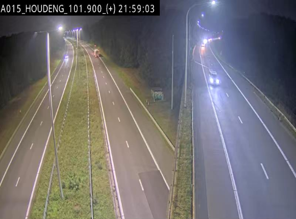 Webcam autoroute Belgique - Houdeng-Goegnies - Jonction E19/E42 direction Tournai/Mons - BK 101.85