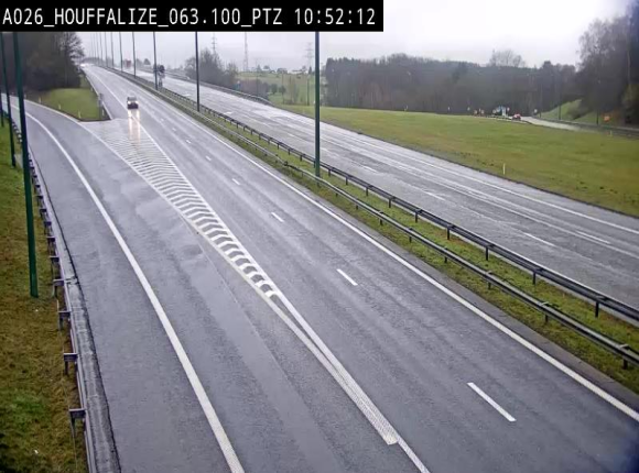 Caméra autoroute Belgique - Houffalize, E25 direction Liège