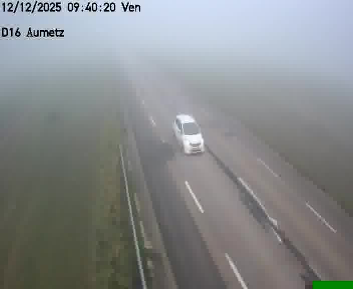 Webcam sur la D16 à Aumetz. Vue orientée vers A30