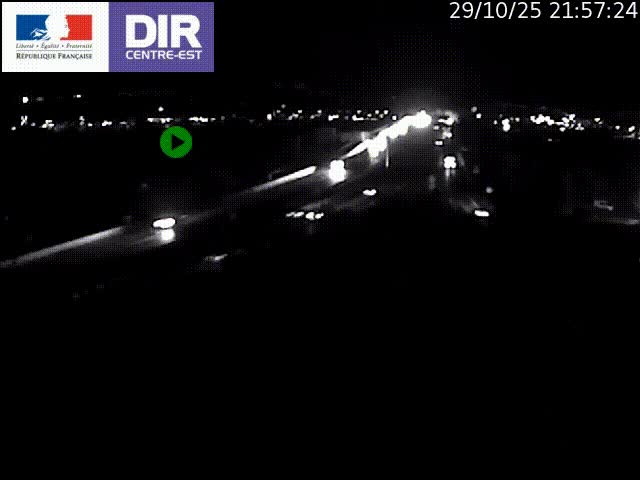 Webcam autoroute sur A450 à Pierre-Bénite en direction de Lyon et de l'autoroute A7