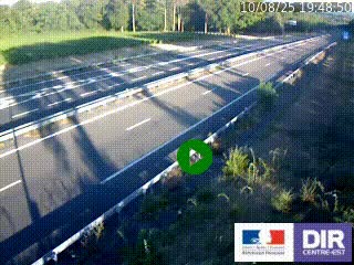 Webcam autoroute sur l'A77 à hauteur de Pouilly-sur-Loire en direction de Nevers