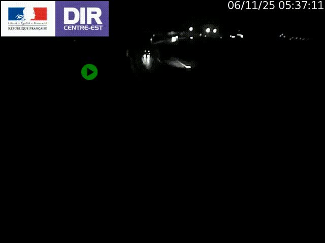 Webcam sur le contournement de Valence, sur la Nationale 7, caméra orientée vers Lyon