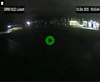 Webcam en périphérie de Chartres sur la N123, à hauteur de Luisant. Vue orientée vers Chartres