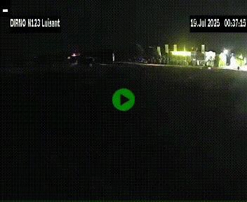 Webcam en périphérie de Chartres sur la N123, à hauteur de Luisant. Vue orientée vers Chartres