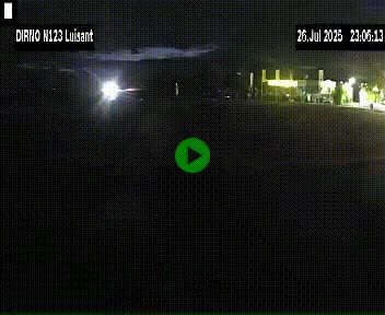 Webcam en périphérie de Chartres sur la N123, à hauteur de Luisant. Vue orientée vers Chartres