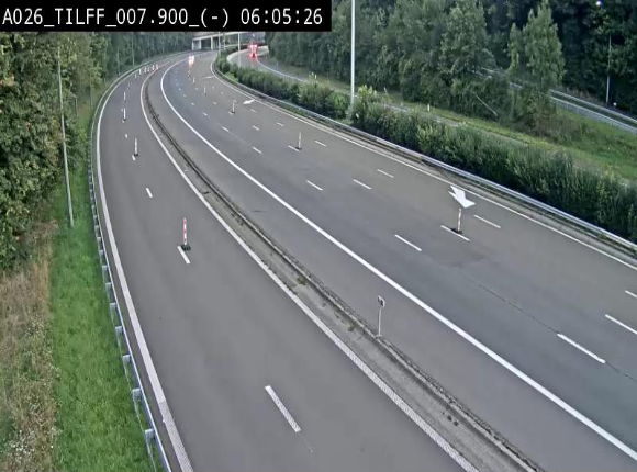 Webcam autoroute A26/E25 à Esneux, en Belgique en direction Luxembourg - BK 7.9