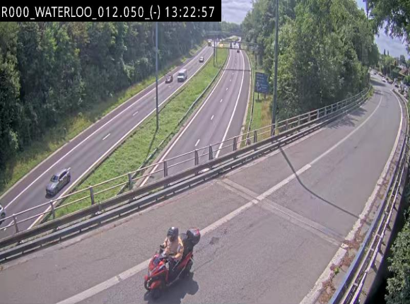 Webcam autoroute Belgique - Waterloo - R0 (ring de Bruxelles) - BK 12.3