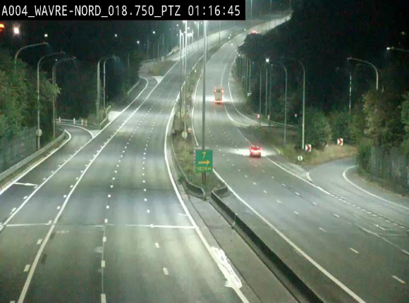 Webcam traffic E411(A4) - BK 18.7 - Bierges (Wavre Nord)
