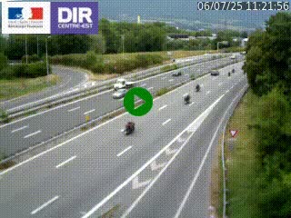 Caméra routière à hauteur de la sortie 15 Chambéry-centre au PK 4,103 en direction d'Albertville