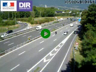 Caméra routière à hauteur de la sortie 15 Chambéry-centre au PK 4,103 en direction d'Albertville