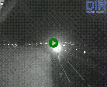 Webcam au début de l'A84 sur le périphérique Ouest de Caen (N814) à hauteur de la sortie 9, Porte de Bretagne