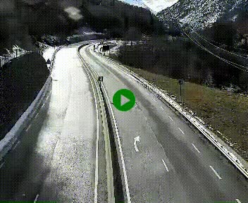 Webcam Porté-Puymorens sur N320, en direction de Pas de la Casa (Andorre)