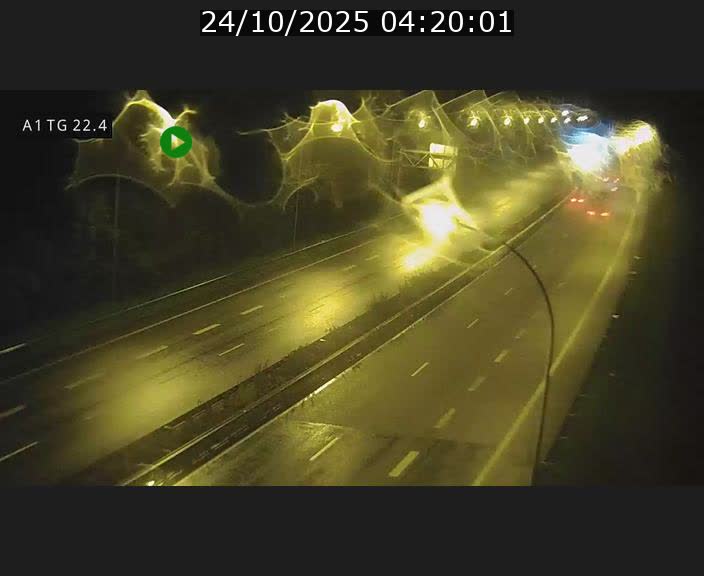 Traffic live webcam Luxembourg Flaxweiler - A1 direction Luxembourg - BK 22.4