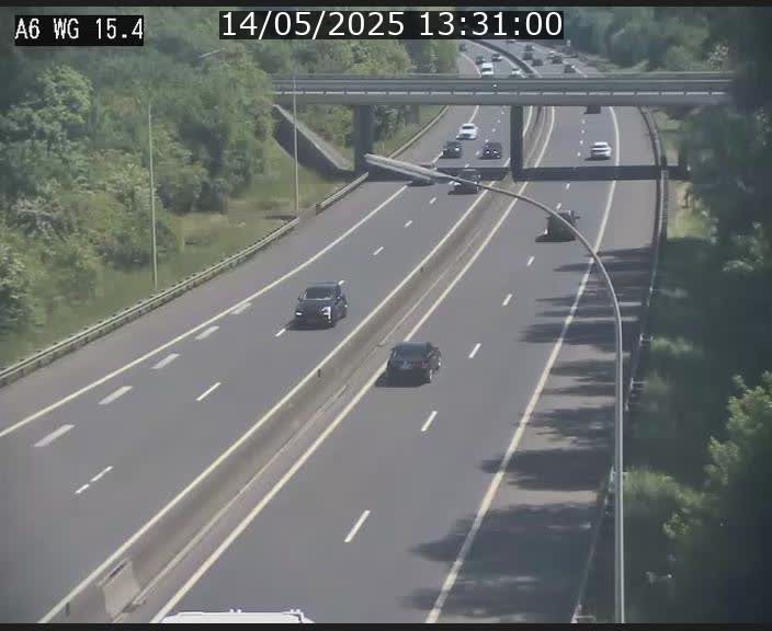 Traffic live webcam Luxembourg Capellen - A6 - BK 15.4 - direction Luxembourg/France/Allemagne