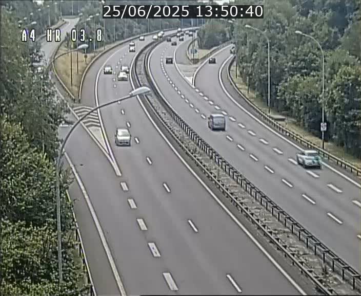 Webcam traffic A4 Luxembourg - BK 3.8 - Leudelange (direction Esch sur Alzette)