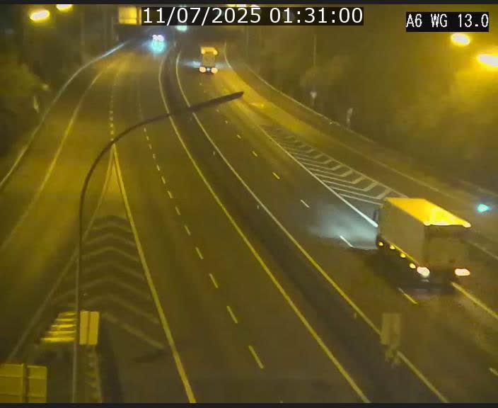 Traffic live webcam Luxembourg Mamer - A6 - BK 13 - direction Luxembourg/France/Allemagne