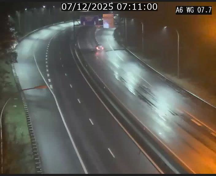 Traffic live webcam Luxembourg - Bridel - A6 - BK 7.7 - direction Belgique