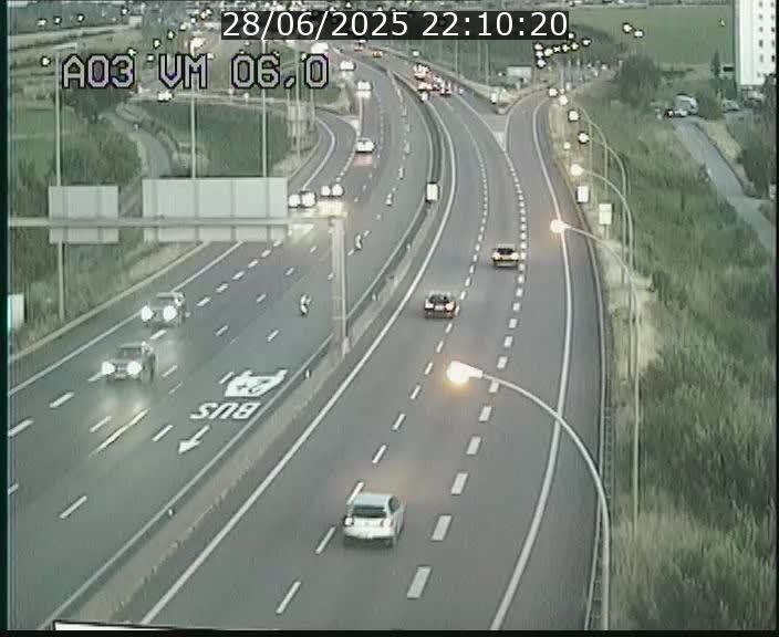 Traffic live webcam Luxembourg Aire de Berchem - A3 - BK 6 - direction France