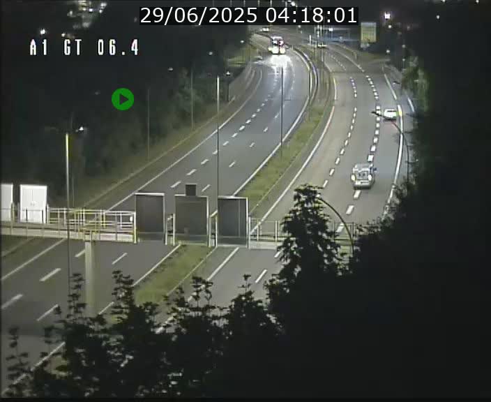 Traffic live webcam Luxembourg Hamm - A1 direction Sandweiler - BK 6.4