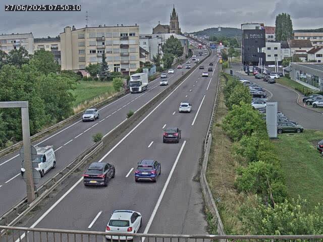 Caméra autoroute France - A31, Thionville direction Metz