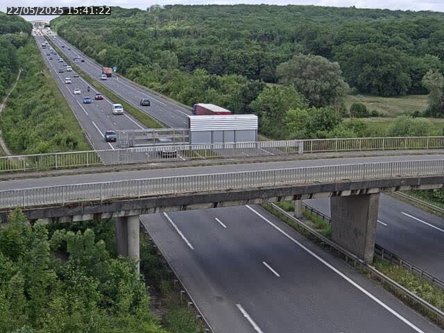 Caméra autoroute France - A31, Zoufftgen direction Luxembourg-ville, à la frontière entre la France et le Luxembourg