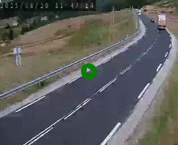 Webcam routière au niveau du col de la Chavade en Ardèche, sur la N102 à 1266 mètres d'altitude