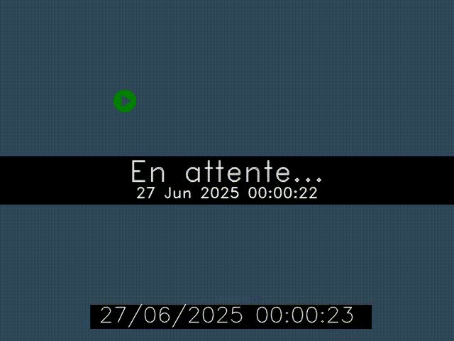 Webcam à la frontière franco-belge au niveau de Bray-Dunes/De-Panne sur l'autoroute A16. Vue orientée vers la Belgique