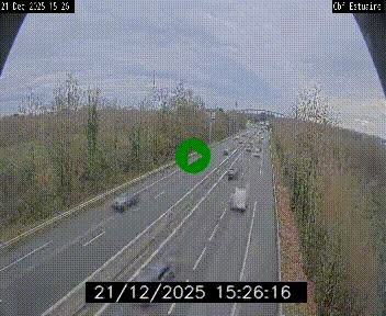 Webcam sur le périphérique de Nantes (N844) après la Porte de Bouguenais, à l'ouest de la ville